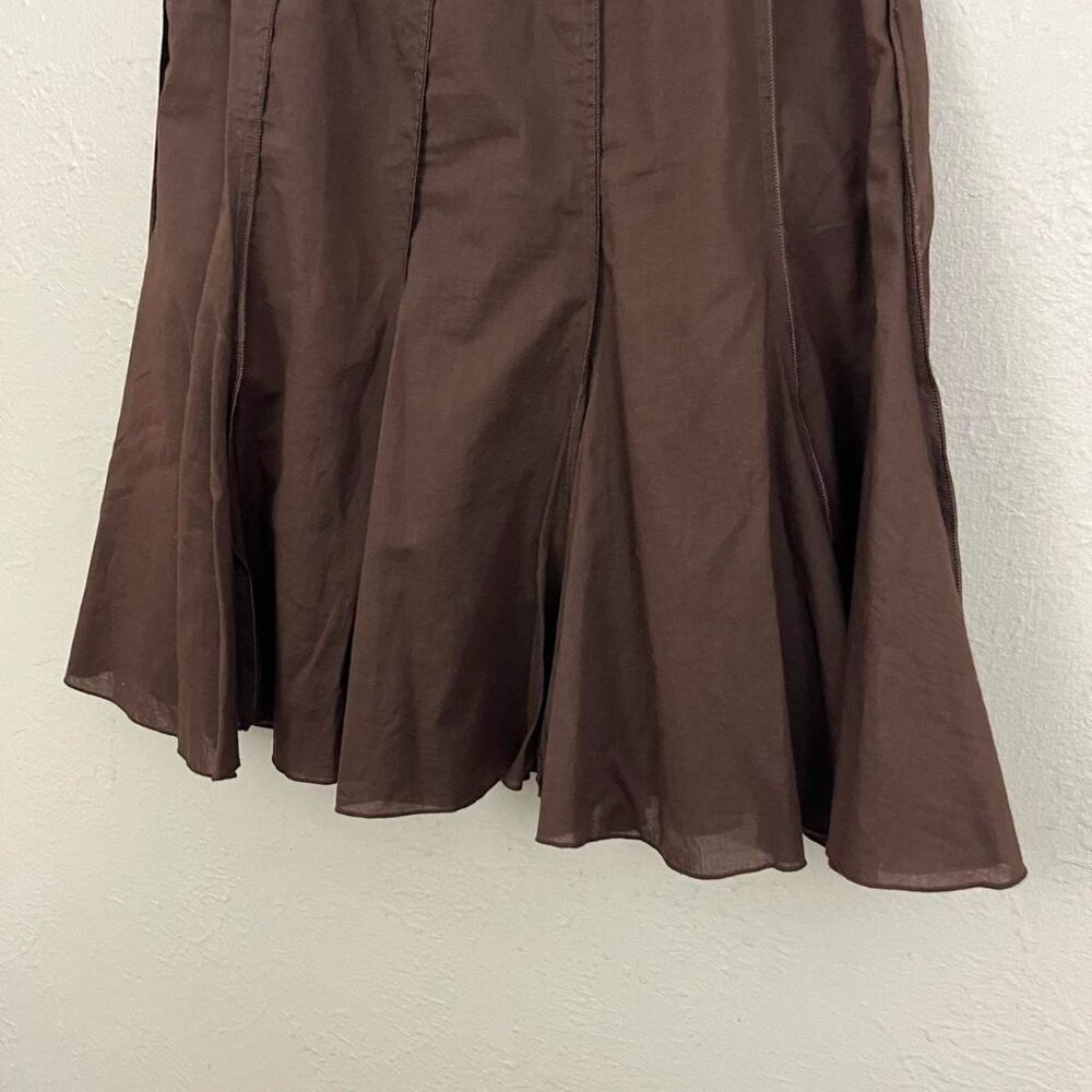 y2k brown whimsygoth grunge elevated basic midi s… - image 3